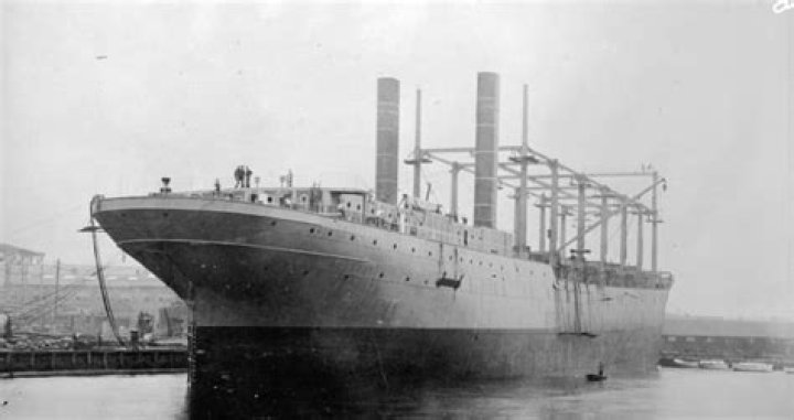 The USS Cyclops ship, the first reported ship carrying a radio lost in the Bermuda Triangle in 1918. Photo / News Corp Australia