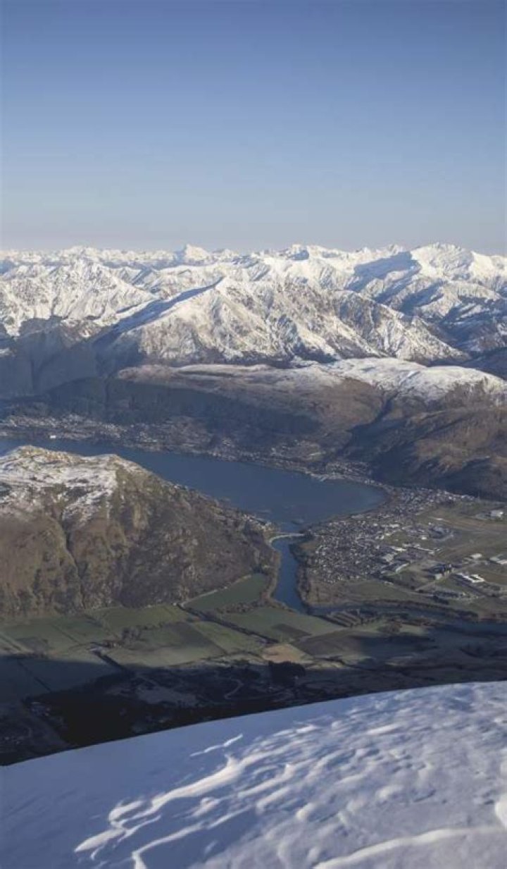 The view from Remarkables lookout is one of the many assets of this field.