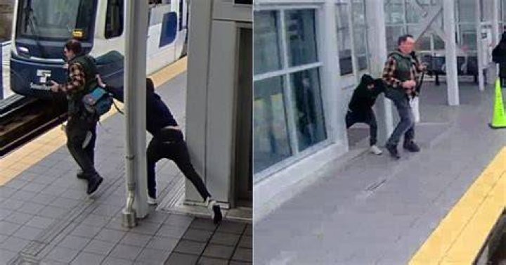 This unsuspecting man is falling for his lover's prank.