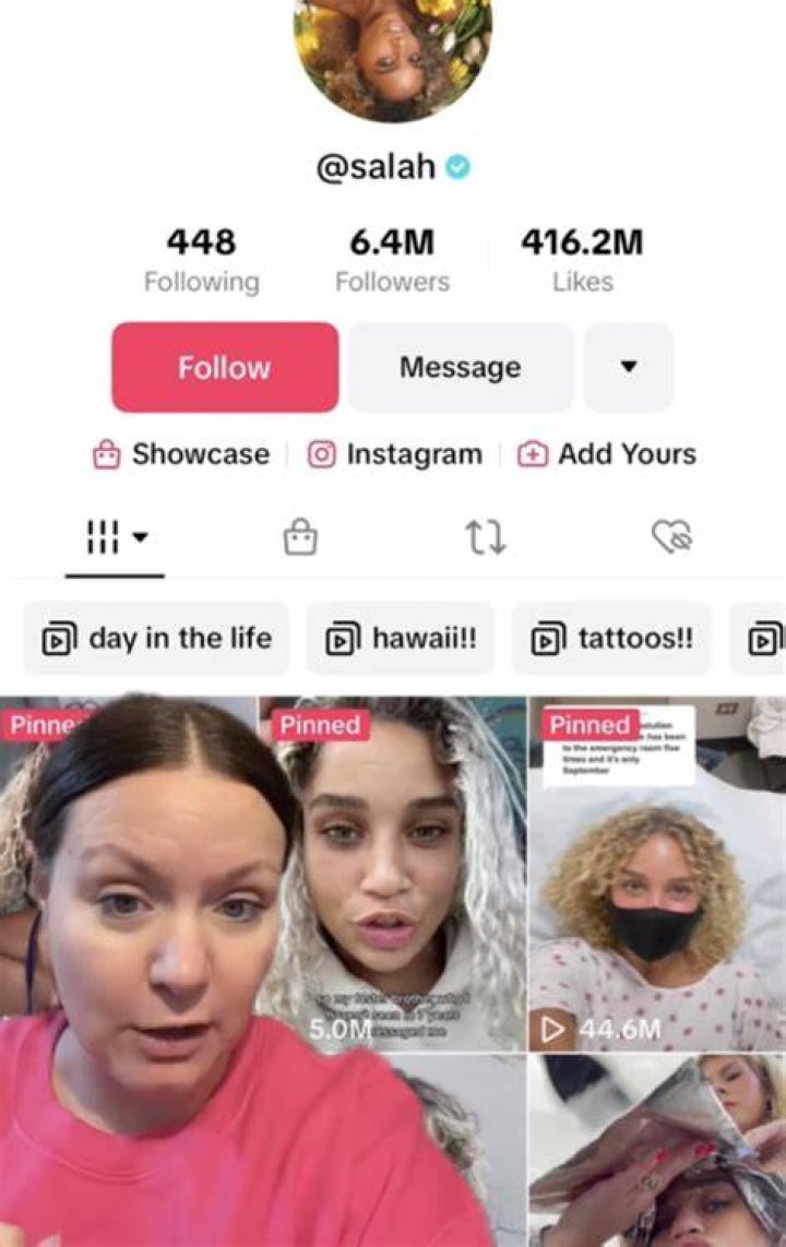 TikTok user Salah Brooks and her man