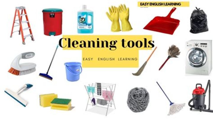Tools and Materials for cleaning a grill
