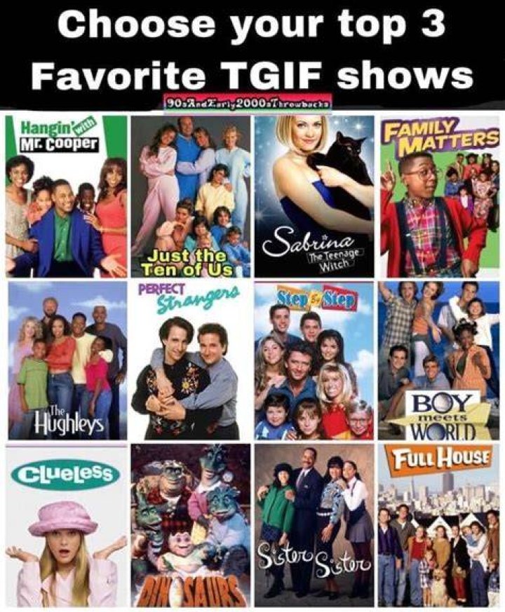 Top 10 Greatest TGIF Shows