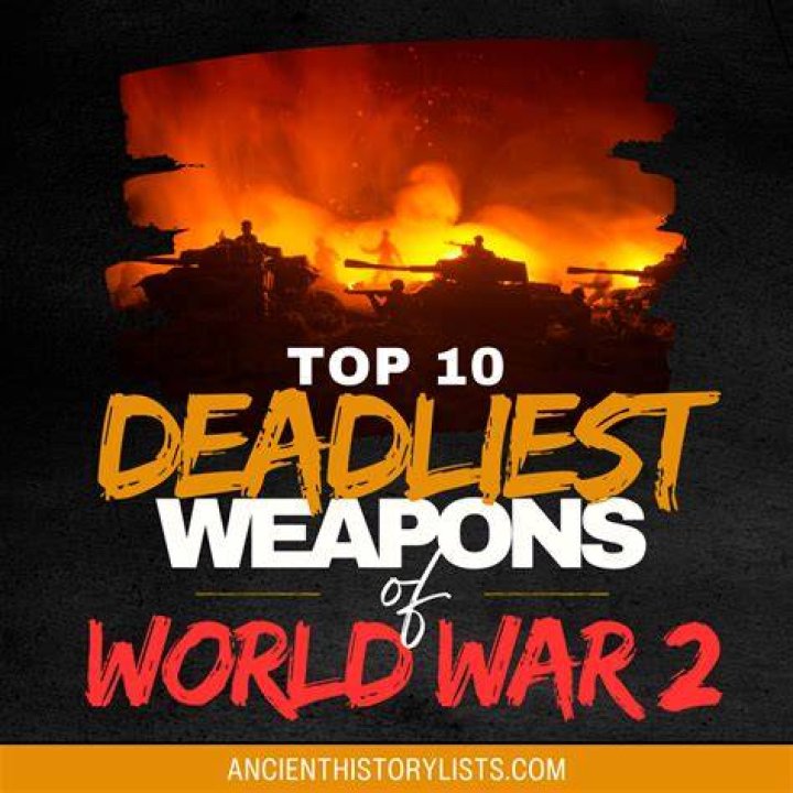 Top Ten Deadliest Weapons of World War II !