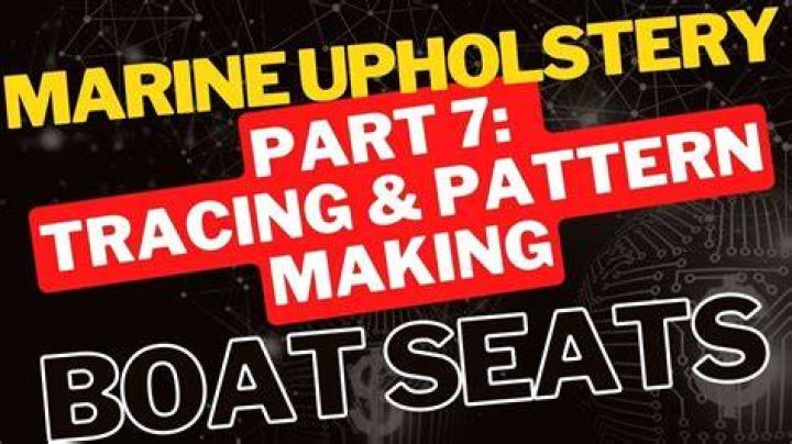 Tracing a Pattern for upholstery