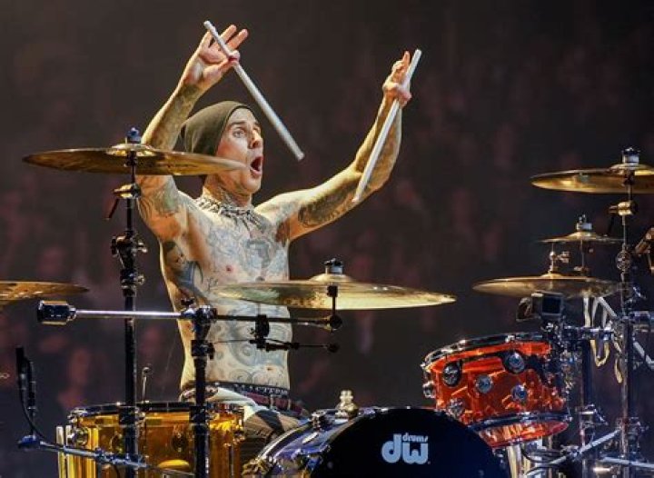Travis Barker's 2015 book "Can I Say: Living Large, Cheating Death, And Drums, Drums, Drums" details time he spent with Kim Kardashian. Photo / Getty Images