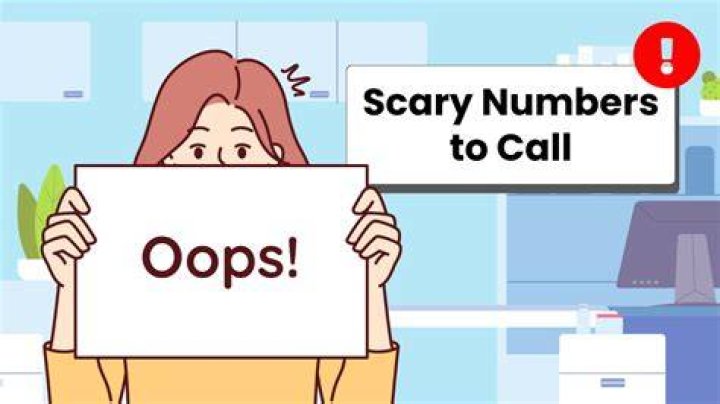 truly scary phone numbers