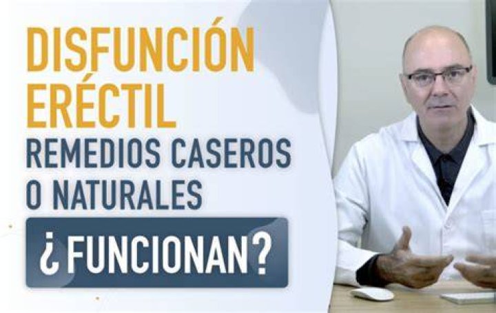 Un urólogo indica los mejores remedios caseros contra la disfunción eréctil