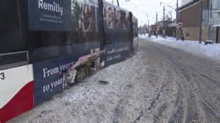  Vancouver streetcar covered in ads
