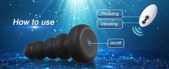 Vibrating Anal Beads, 6.5 Inch