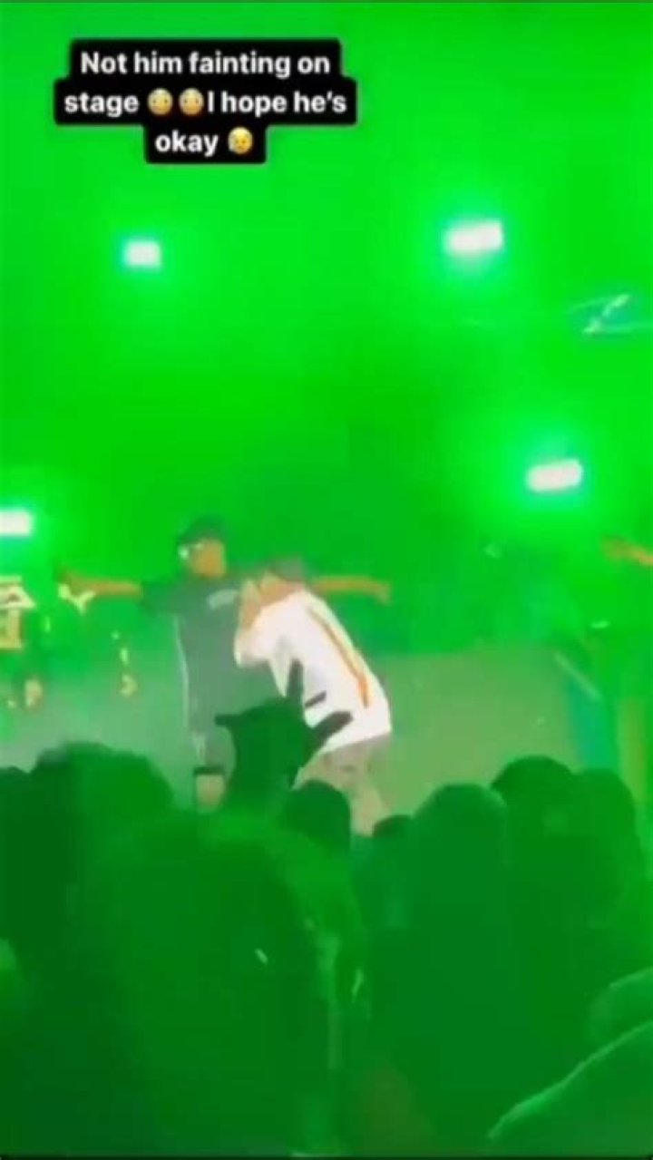 Video of Costa Titch collapsing on stage Video of Costa Titch collapsing on stage