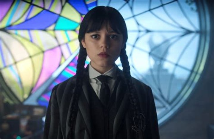 Wednesday. Jenna Ortega as Wednesday Addams in episode 101 of Wednesday. Cr. Courtesy Of Netflix &copy; 2022