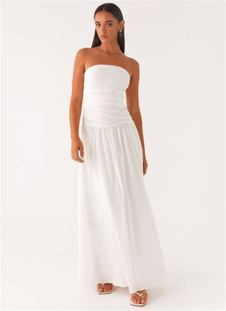 White Tanzania Maxi Dress