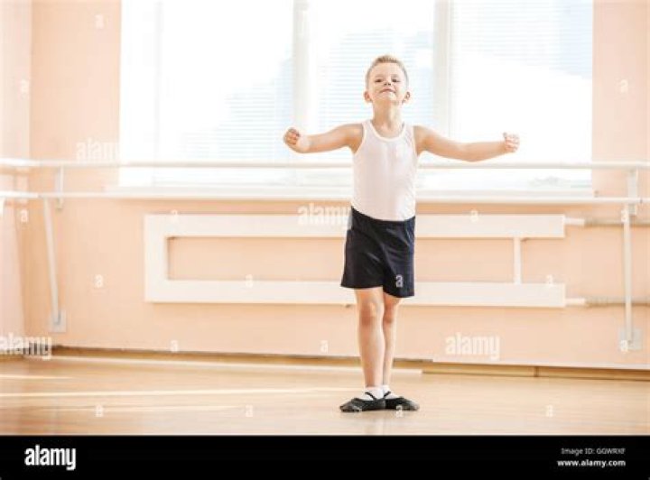 Young boys dancing