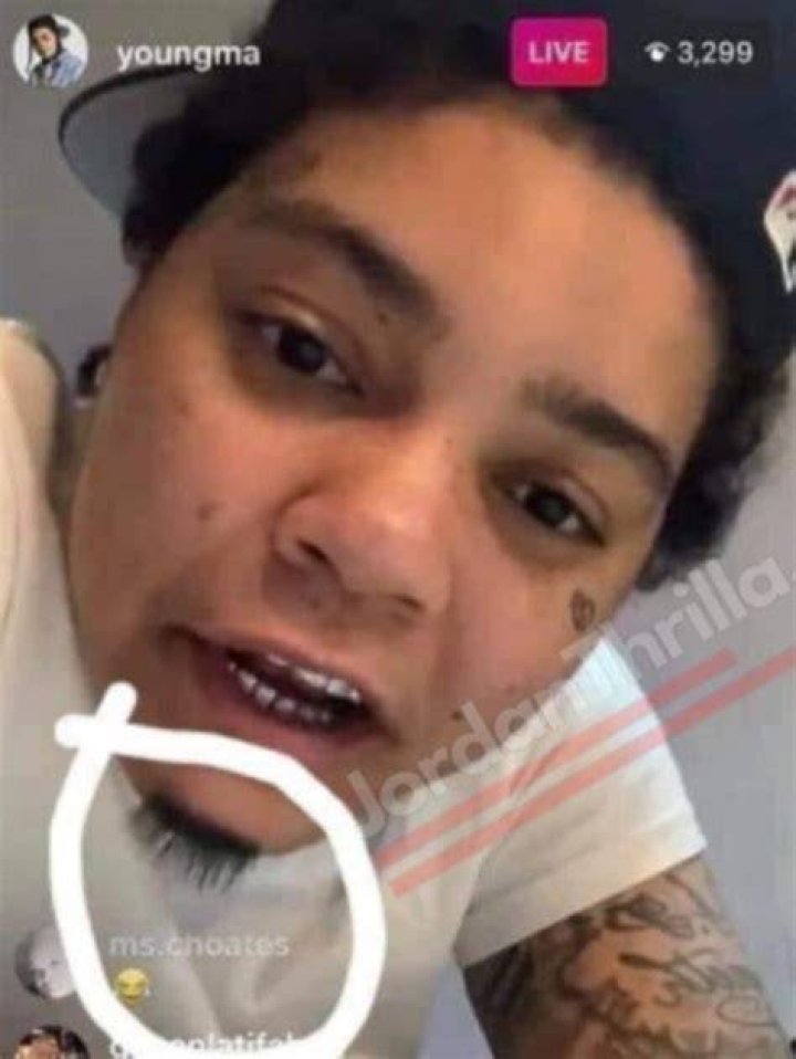 Young MA has been hit with pregnancy rumours.