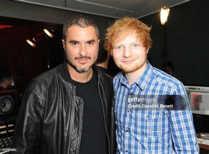 Zane with Ed Sheeran.