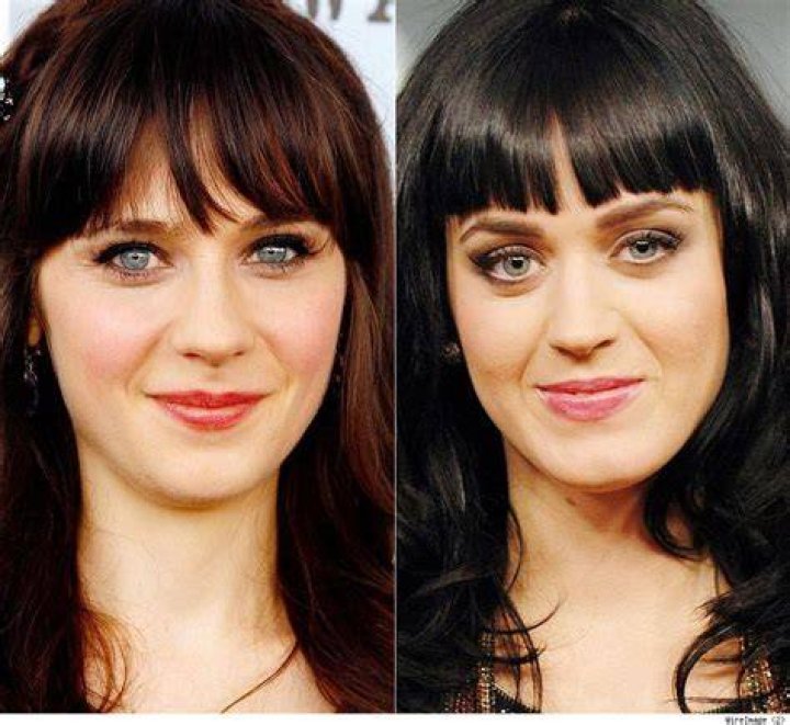Zooey Deschanel and Katy Perry (Photo by Jesse Grant/WireImage for Bluprint)